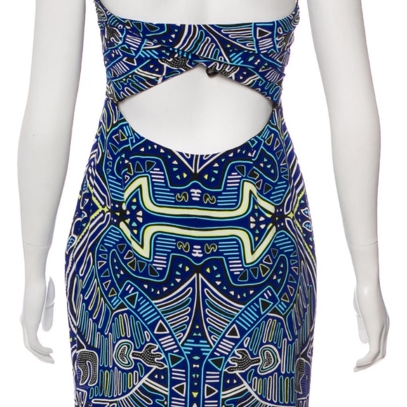🚫SOLD🚫 Mara Hoffman Strapless Abstract Print Dress NWOT - Picture 4 of 6